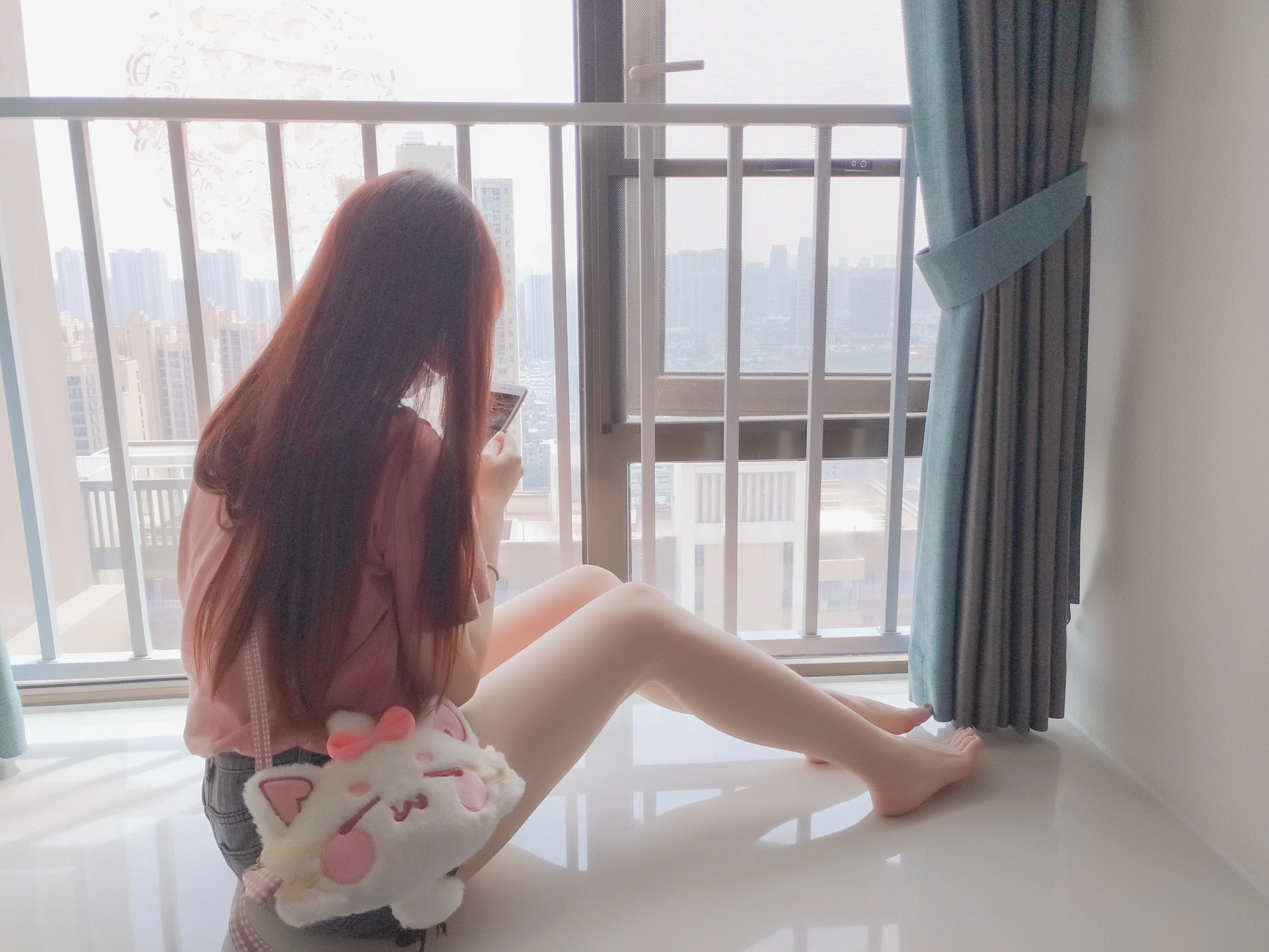 雪晴Astra - 自撮りVol.21 美腿美足美臀 1
